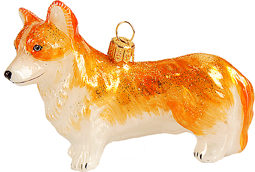 Welsh Corgi Christmas Ornament