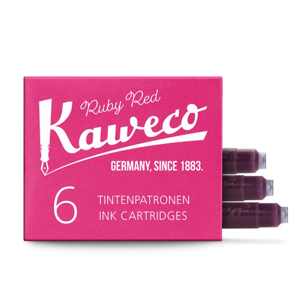 Kaweco Ink Cartridges 6 Pack - Ruby Red