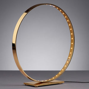 Le Deun Luminaires Circle Light Micro - Gold - Bordlampe Med Dioder