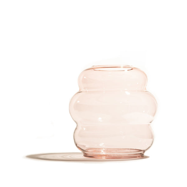 Muse Vase - Clear Copper -  Håndlavet Glasvase