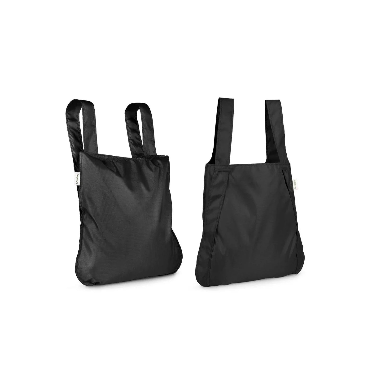 Notabag - Bag and Backpack - Black Recycled