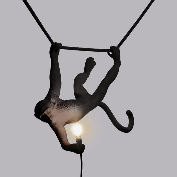 Seletti Monkey Lamp Swinging