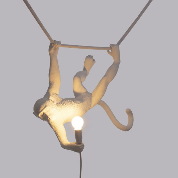 Seletti Monkey Lamp Swinging