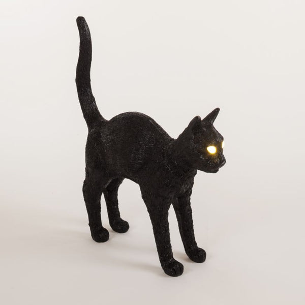 Seletti JOBBY Cat Lamp Black - LED Lampe  Kat