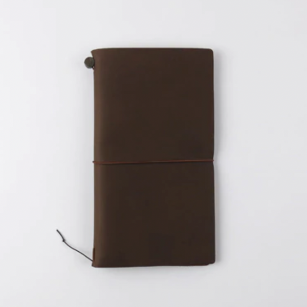 Traveler's Company Traveler's Notebook Brown - Notesbog med Cover I Læder