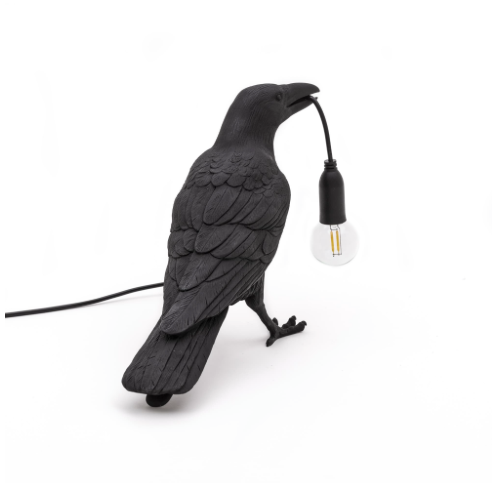 Seletti Bird Lamp Black - Table Lamp