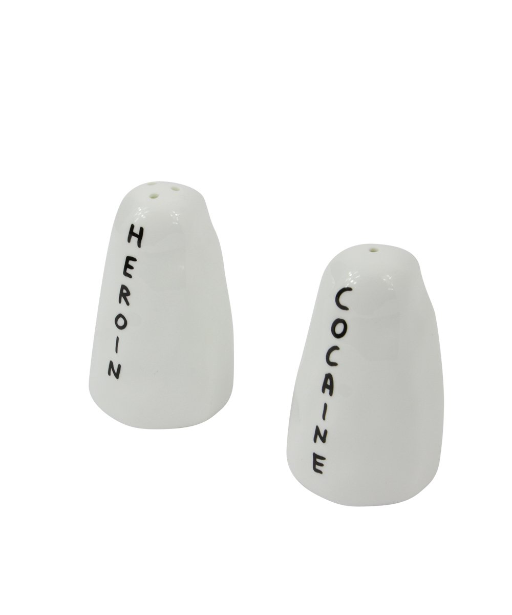 David Shrigley Cocaine & Herion Shakers køb i areastore.dk