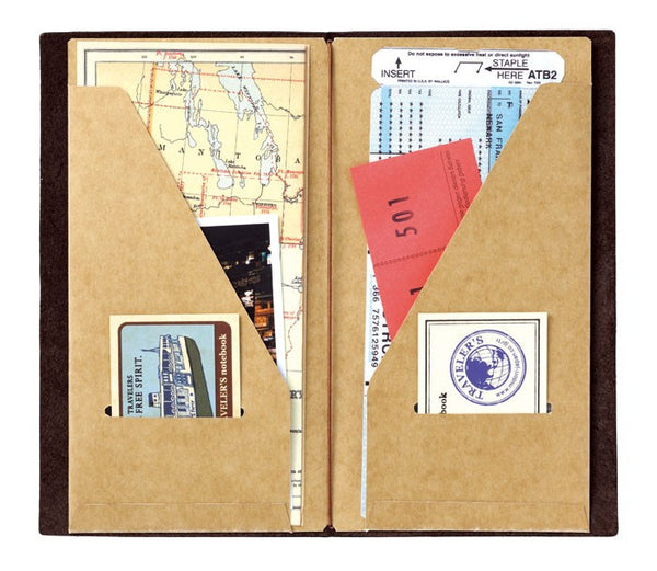 Traveler's Company Traveler's Notebook Refill 020 Kraft file
