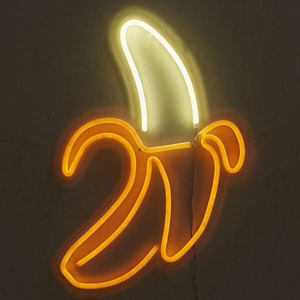 Neon Sign Banana - Banan Neonlampe
