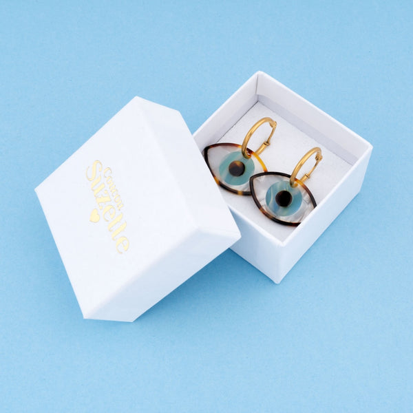 Coucou Suzette - Blue Eye Earrings