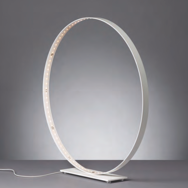 Le Deun Luminaires Circle Light - White - Bordlampe Med Dioder