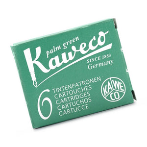 Kaweco Ink Cartridges 6 Pack - Palm Green