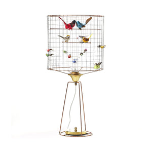 Bird Cage Voliere Haute Table Lamp