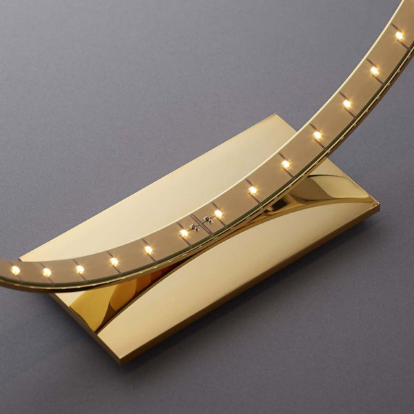Le Deun Luminaires Circle Light Micro - Gold - Bordlampe Med Dioder