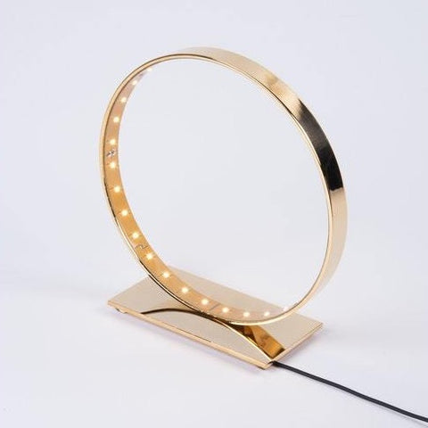 Le Deun Luminaires Circle Light Nano - Gold- Bordlampe Med Dioder