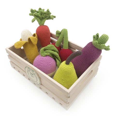 Veggie Toys - Fruit & Veggie Rattles