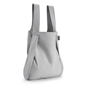 Notabag - Bag and Backpack -  Grey - Foldetaske og rygsæk i ét