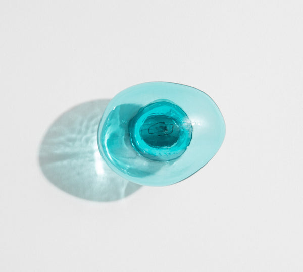 Petite Friture Bubble Hook - Blue - Mundblæst glasknage