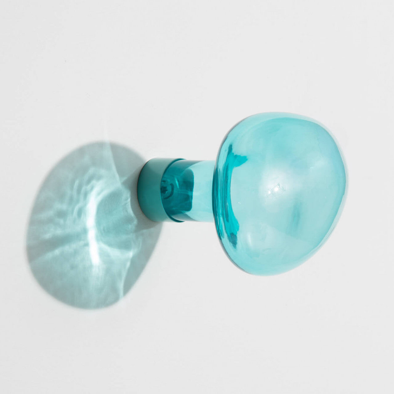 Petite Friture Bubble Hook - Blue - Mundblæst glasknage
