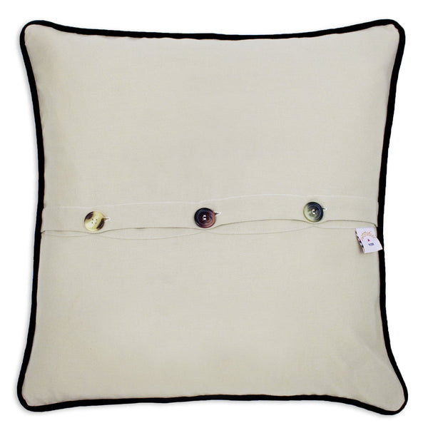 Hand Embroidered Pillow - Sweden