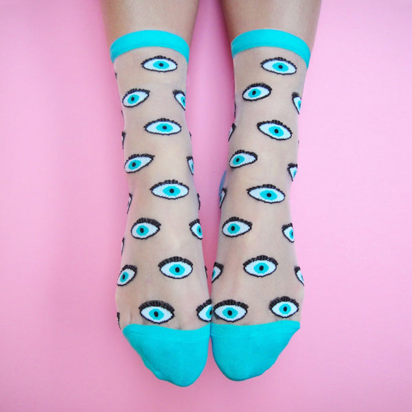 Coucou Suzette Transparent Eye Socks