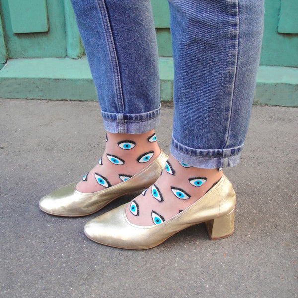 Coucou Suzette Transparent Eye Socks