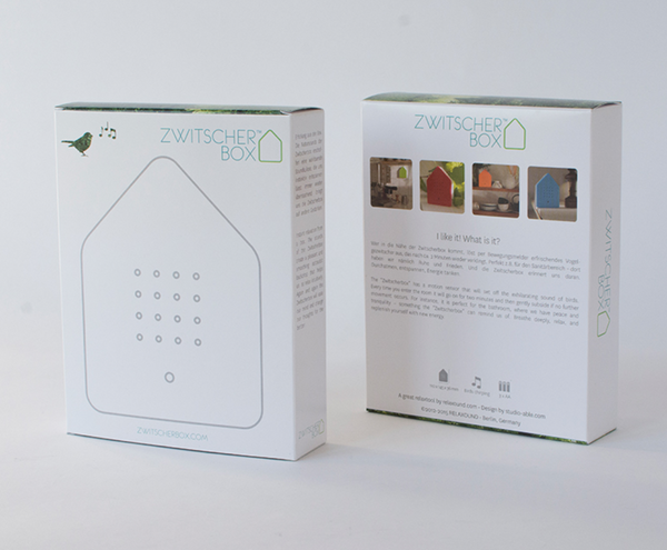 ZwitscherBox - Oak - Box med Fuglelyde